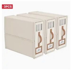 3 pack foldable bed sheet organizers
